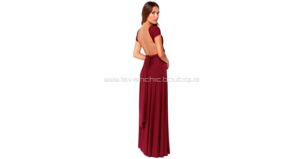 tricks of the trade burgundy maxi dress Tricks of the Trade Burgundy Maxi Dress