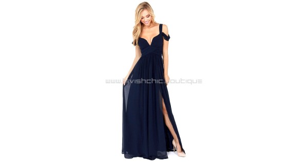bariano ocean of elegance navy blue maxi dress Bariano Ocean of Elegance Navy Blue Maxi Dressat Lulus.com!