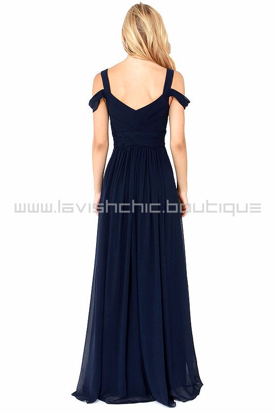bariano ocean of elegance navy blue maxi dress Bariano Ocean of Elegance Navy Blue Maxi Dressat Lulus.com!